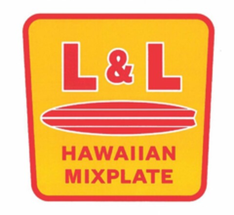 L & L HAWAIIAN MIXPLATE Logo (USPTO, 10/11/2019)