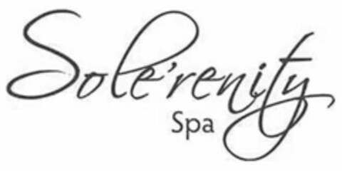 SOLE'RENITY SPA Logo (USPTO, 11.12.2019)