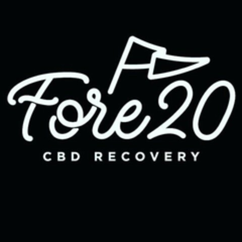 FORE20 CBD RECOVERY Logo (USPTO, 02.08.2020)