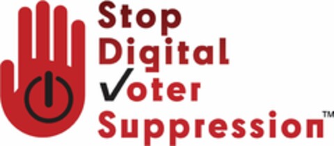 STOP DIGITAL VOTER SUPPRESSION Logo (USPTO, 19.09.2020)