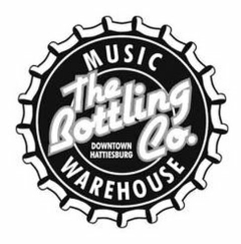 THE BOTTLING CO. MUSIC WAREHOUSE DOWNTOWN HATTIESBURG Logo (USPTO, 15.07.2009)