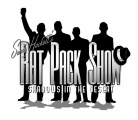 RAT PACK SHOW SANDY HACKETT'S SHADOWS IN THE DESERT Logo (USPTO, 03/22/2010)