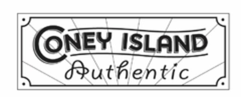 CONEY ISLAND AUTHENTIC Logo (USPTO, 04.05.2010)