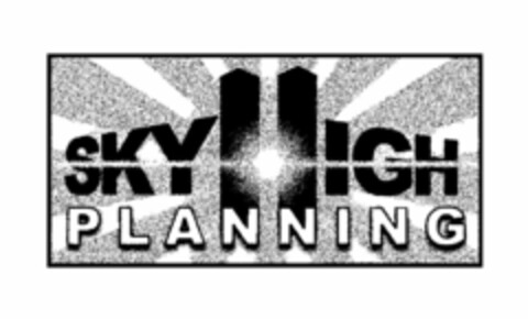 SKY HIGH PLANNING Logo (USPTO, 15.12.2010)