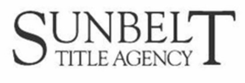 SUNBELT TITLE AGENCY Logo (USPTO, 26.05.2011)