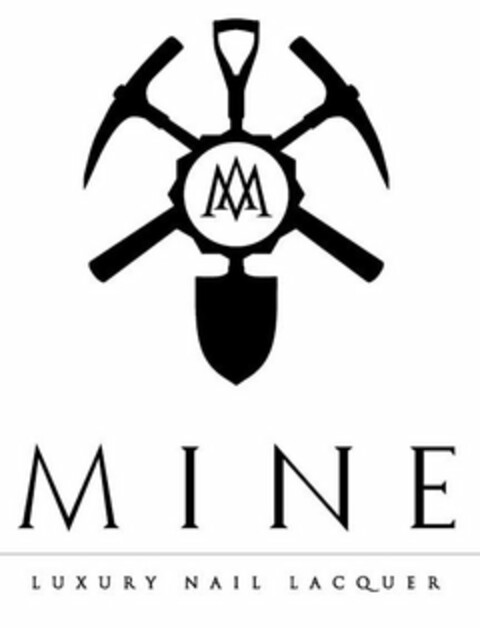 MV MINE LUXURY NAIL LACQUER Logo (USPTO, 08/31/2011)