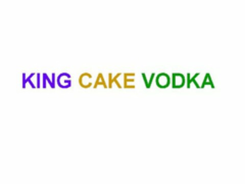 KING CAKE VODKA Logo (USPTO, 15.09.2011)