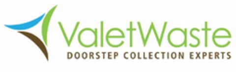 VALETWASTE DOORSTEP COLLECTION EXPERTS Logo (USPTO, 11/01/2011)