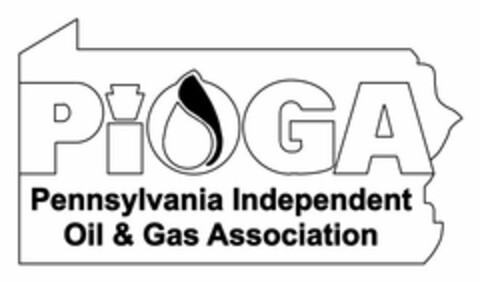 PIOGA PENNSYLVANIA INDEPENDENT OIL & GAS ASSOCIATION Logo (USPTO, 11.01.2012)