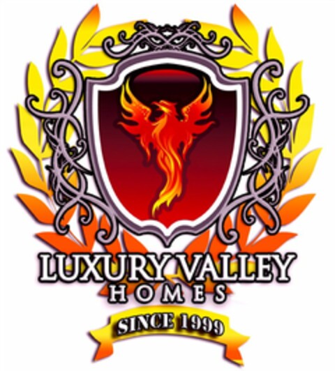 LUXURY VALLEY HOMES SINCE 1999 Logo (USPTO, 05/09/2012)