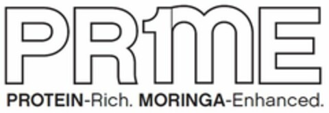 PRME PROTEIN-RICH. MORINGA-ENHANCED. Logo (USPTO, 09.05.2012)