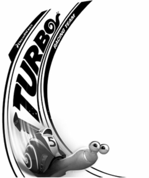 DREAMWORKS TURBO RACING TEAM 5 Logo (USPTO, 07/30/2012)