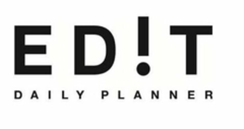 EDIT! DAILY PLANNER Logo (USPTO, 28.12.2012)