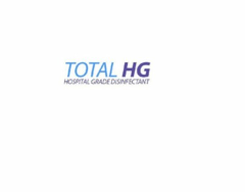 TOTAL HG HOSPITAL GRADE DISINFECTANT Logo (USPTO, 02/19/2014)