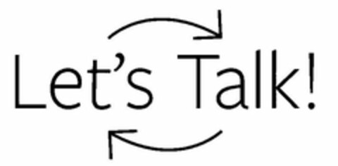 LET'S TALK! Logo (USPTO, 23.04.2014)