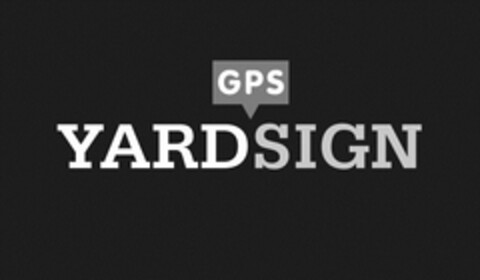 YARDSIGN GPS Logo (USPTO, 07/19/2014)