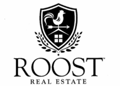 ROOST REAL ESTATE Logo (USPTO, 12/01/2014)