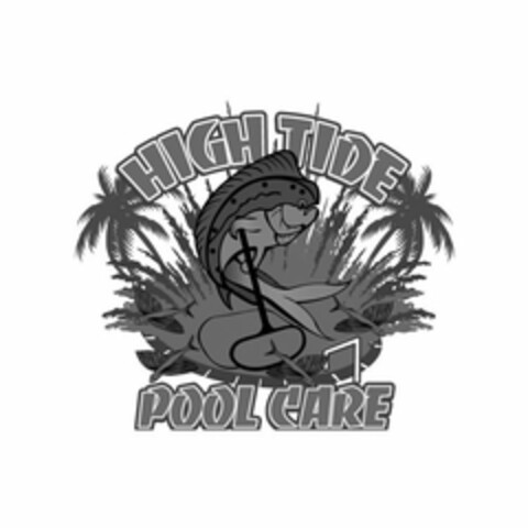 HIGH TIDE POOL CARE Logo (USPTO, 21.04.2015)