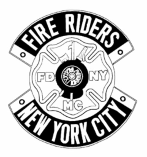 FIRE RIDERS NEW YORK CITY FD NY MC Logo (USPTO, 25.11.2015)