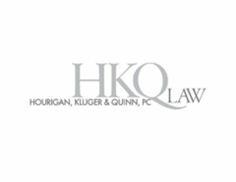 HKQ LAW HOURIGAN, KLUGER & QUINN, PC Logo (USPTO, 08/04/2016)