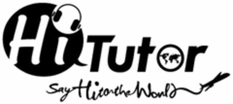 HITUTOR SAY HI TO THE WORLD Logo (USPTO, 11/09/2016)