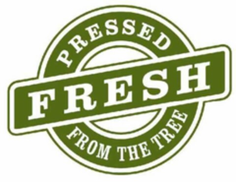 PRESSED FRESH FROM THE TREE Logo (USPTO, 31.07.2017)