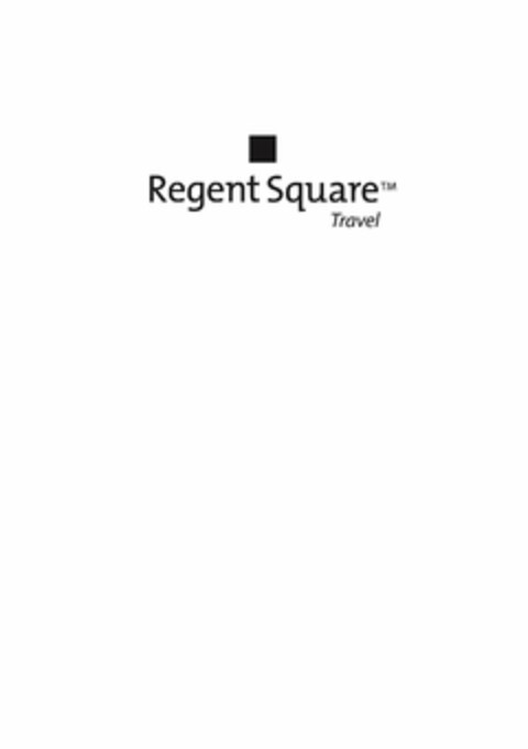 REGENT SQUARE TRAVEL Logo (USPTO, 08/21/2017)