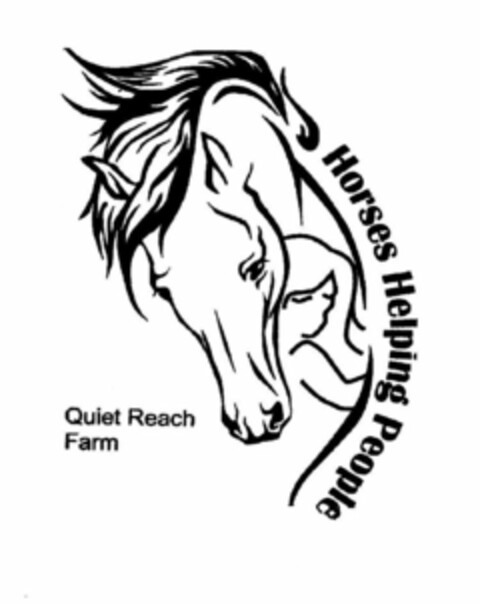 HORSES HELPING PEOPLE QUIET REACH FARM Logo (USPTO, 04.01.2018)