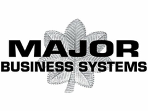 MAJOR BUSINESS SYSTEMS Logo (USPTO, 01.03.2018)