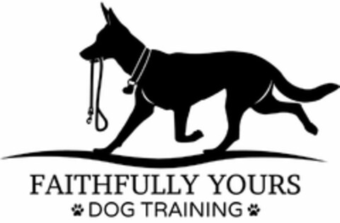 FAITHFULLY YOURS DOG TRAINING Logo (USPTO, 26.03.2018)