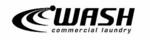 WASH COMMERCIAL LAUNDRY Logo (USPTO, 04/18/2018)