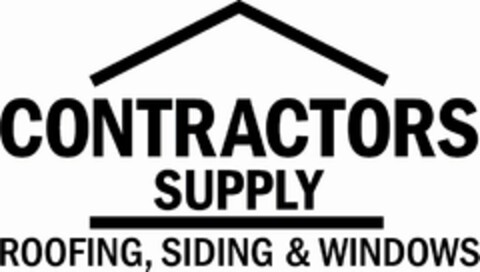 CONTRACTORS SUPPLY ROOFING, SIDING & WINDOWS Logo (USPTO, 10/09/2018)