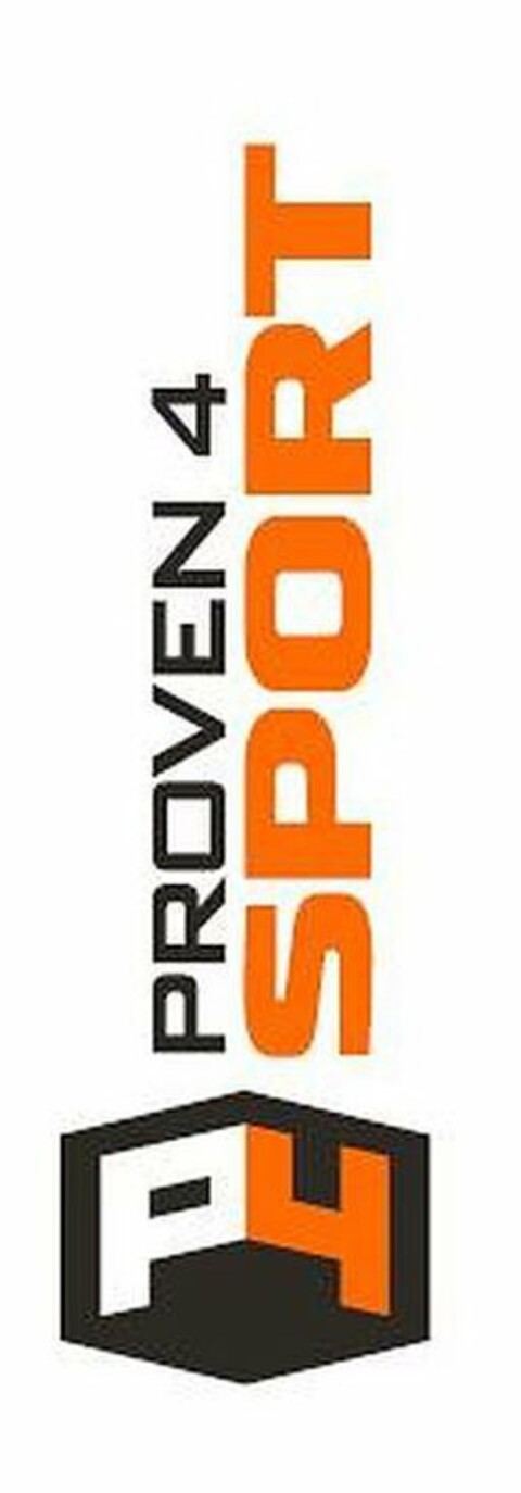P4 PROVEN 4 SPORT Logo (USPTO, 29.01.2019)
