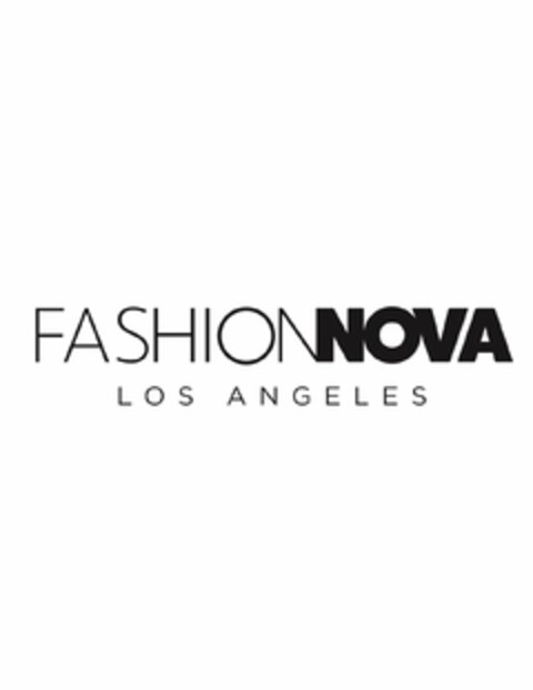 FASHION NOVA LOS ANGELES Logo (USPTO, 02/22/2019)