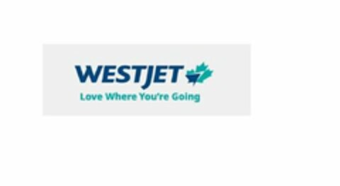 WESTJET LOVE WHERE YOU'RE GOING Logo (USPTO, 20.03.2019)