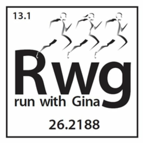 13.1 RWG RUN WITH GINA 26.2188 Logo (USPTO, 04/08/2019)