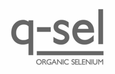 Q-SEL ORGANIC SELENIUM Logo (USPTO, 05/21/2019)