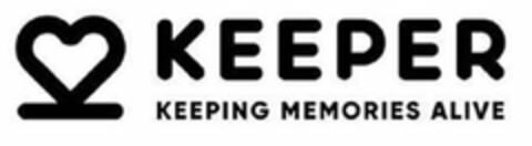 KEEPER KEEPING MEMORIES ALIVE Logo (USPTO, 26.06.2019)