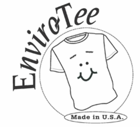 ENVIROTEE MADE IN U.S.A. Logo (USPTO, 08.08.2019)