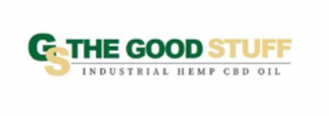 GS THE GOOD STUFF INDUSTRIAL HEMP CBD OIL Logo (USPTO, 06.11.2019)