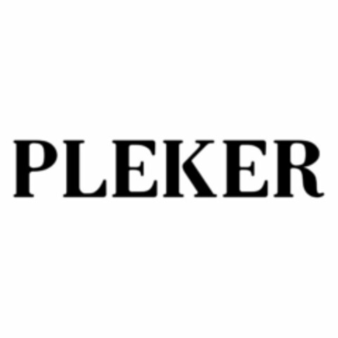 PLEKER Logo (USPTO, 04/28/2020)