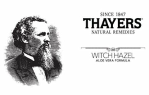 SINCE 1847 THAYERS NATURAL REMEDIES WITCH HAZEL ALOE VERA FORMULA Logo (USPTO, 29.04.2020)