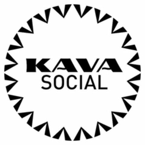 KAVA SOCIAL Logo (USPTO, 09.06.2020)