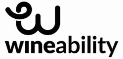 W WINEABILITY Logo (USPTO, 07/07/2020)