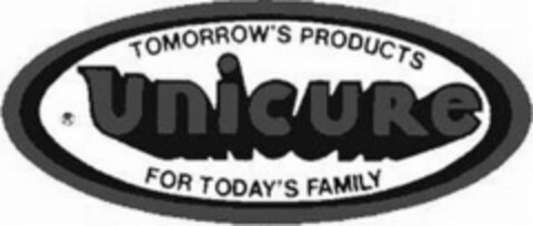 UNICURE TOMORROW'S PRODUCTS FOR TODAY'S FAMILY Logo (USPTO, 06.01.2009)