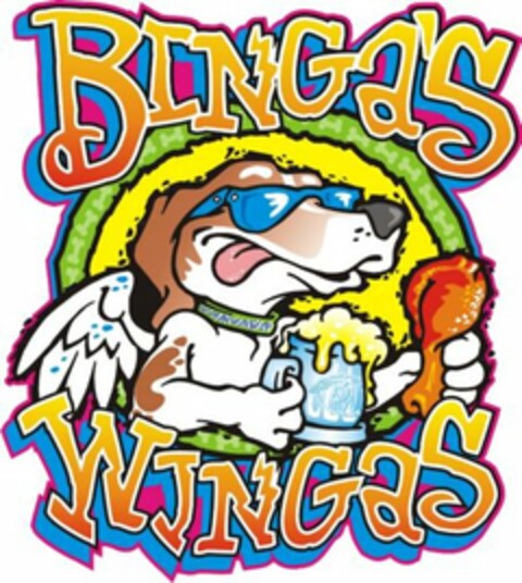 BINGA'S WINGAS Logo (USPTO, 22.06.2009)