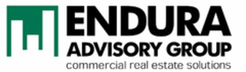 E ENDURA ADVISORY GROUP COMMERCIAL REALESTATE SOLUTIONS Logo (USPTO, 08/07/2009)