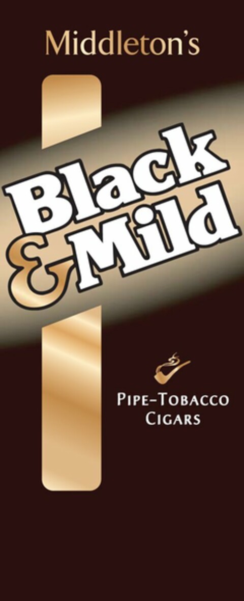 MIDDLETON'S BLACK & MILD PIPE-TOBACCO CIGARS Logo (USPTO, 04.01.2010)