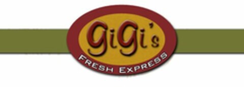 GIGI'S FRESH EXPRESS Logo (USPTO, 13.09.2010)
