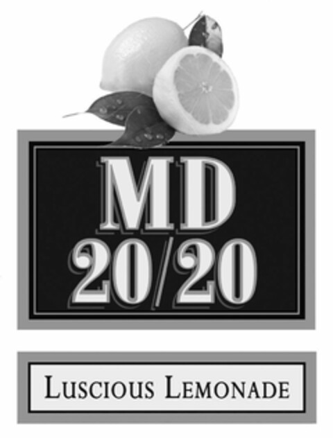 MD 20/20 LUSCIOUS LEMONADE Logo (USPTO, 04.01.2011)